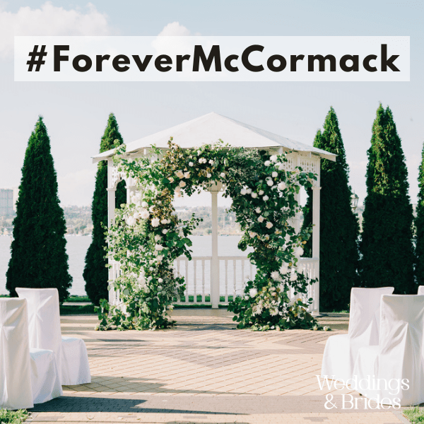 nostalgic mccormack wedding hashtags