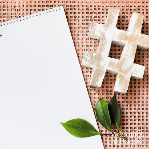 morrell wedding hashtag service